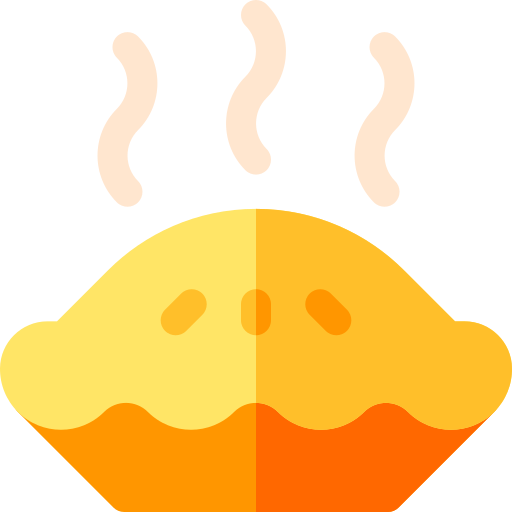 pie de manzana Basic Rounded Flat icono