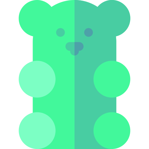 Gummy bear Basic Rounded Flat icon