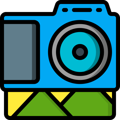 kamera Basic Miscellany Lineal Color ikona
