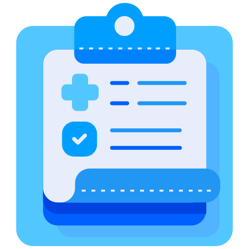 健康診断 Generic Blue icon