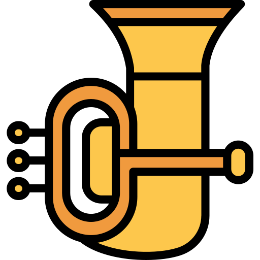 tuba Generic Outline Color icono