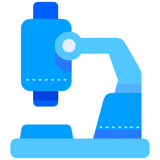 Microscope Generic Blue icon