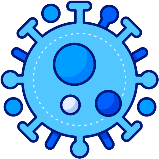 vírus Generic Blue Ícone