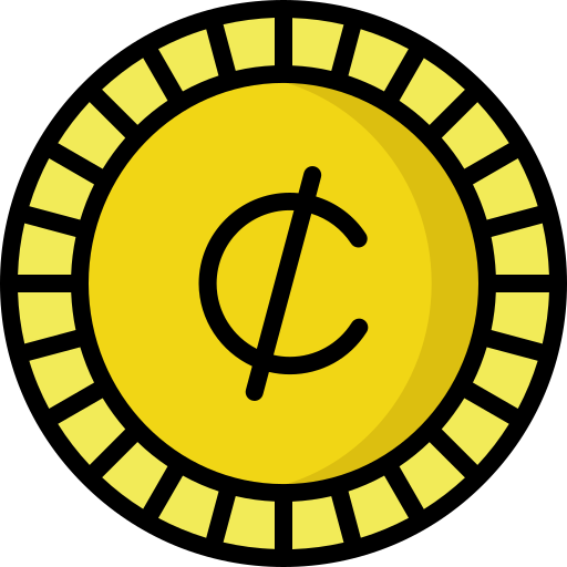 centavos Generic Outline Color icono