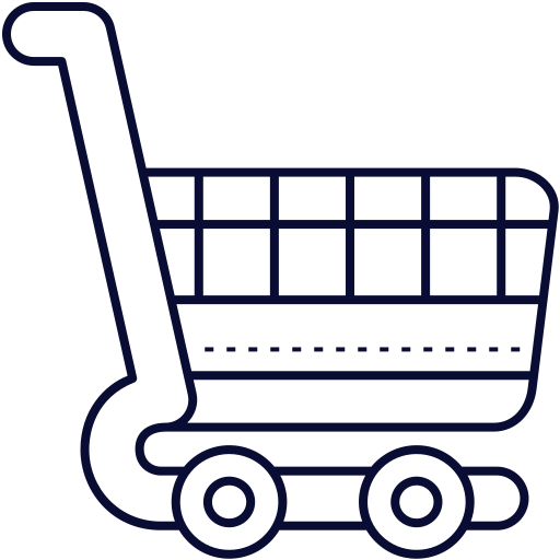Trolley cart Generic Detailed Outline icon