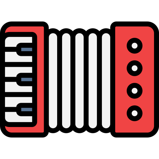 Accordion Generic Outline Color icon