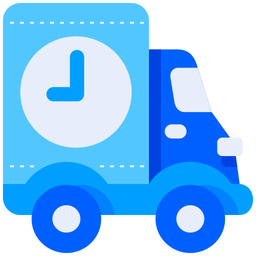 Delivery schedule Generic Blue icon