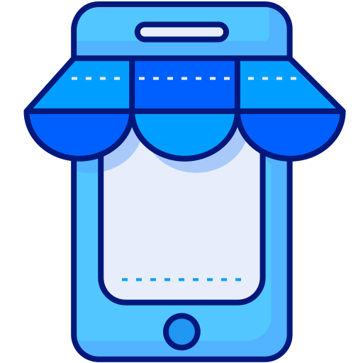 mobilne zakupy Generic Blue ikona
