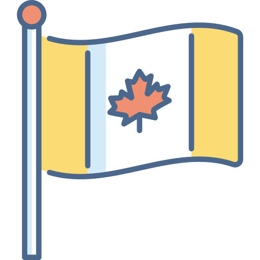 캐나다 Generic Outline Color icon