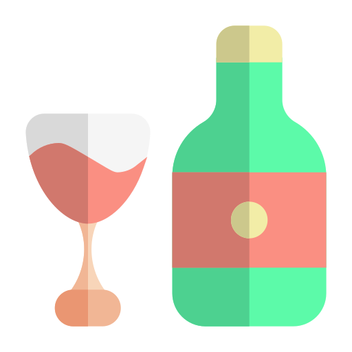Вино Generic Flat иконка