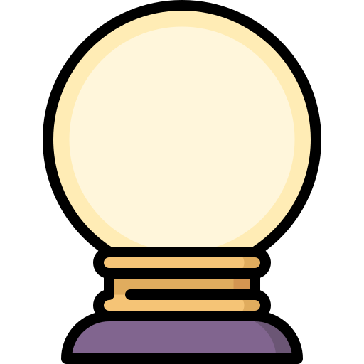 Crystal ball Special Lineal color icon