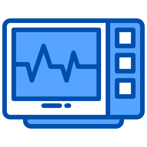 monitor de frequência cardíaca xnimrodx Blue Ícone