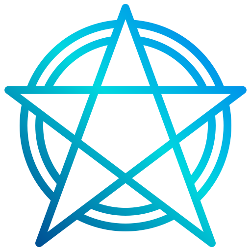 pentagram xnimrodx Lineal Gradient ikona