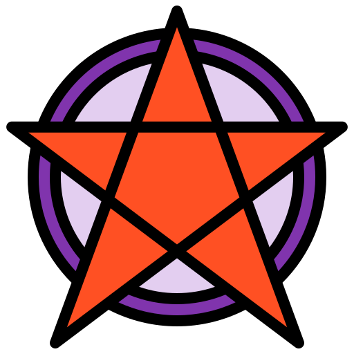 pentagram xnimrodx Lineal Color ikona