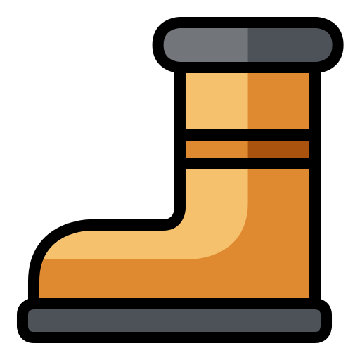 Boot Generic Outline Color icon