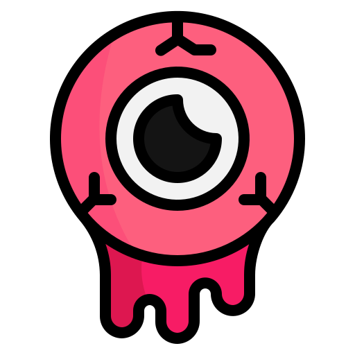 Eyeball Generic Outline Color icon