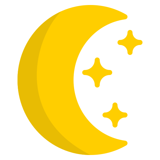 Crescent moon Generic Flat icon