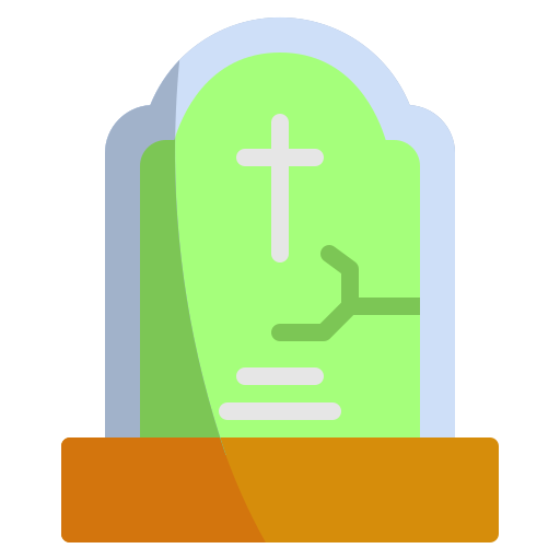 begraafplaats Generic Flat icoon