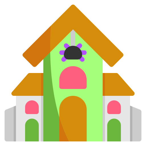 casa embrujada Generic Flat icono