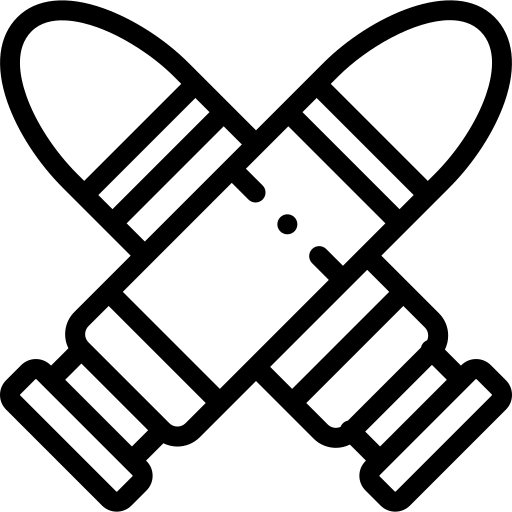 kogels Detailed Rounded Lineal icoon