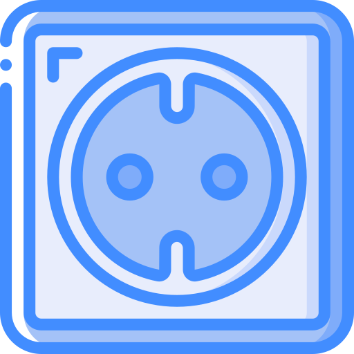 콘센트 Basic Miscellany Blue icon