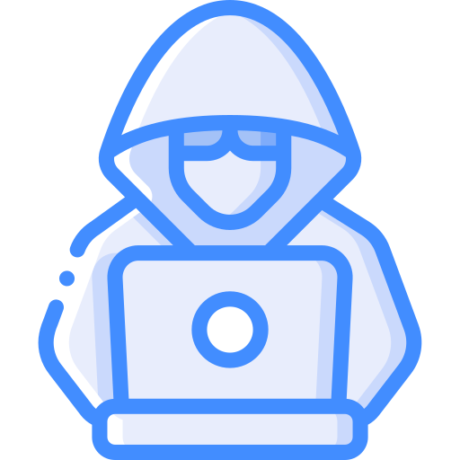 hacker Basic Miscellany Blue icon