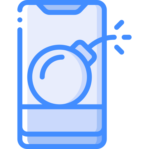 téléphone intelligent Basic Miscellany Blue Icône