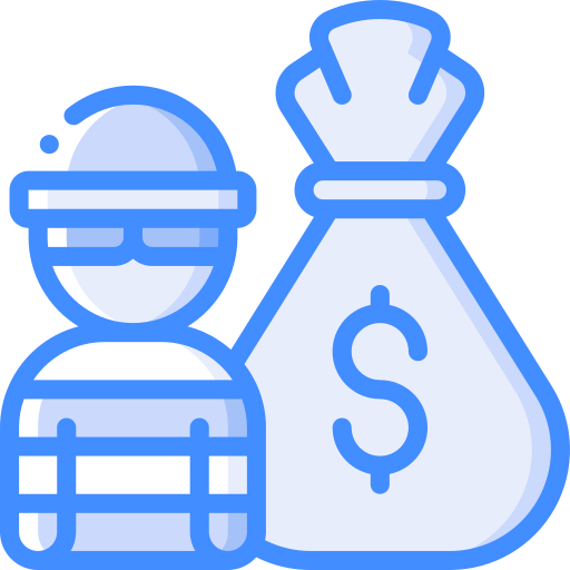 Burglar Basic Miscellany Blue icon