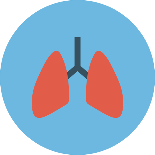 poumons Generic Circular Icône