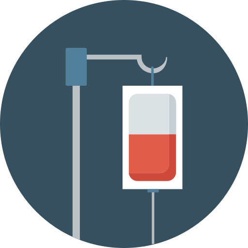 Blood transfusion Generic Circular icon