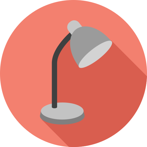 Desk lamp Generic Circular icon