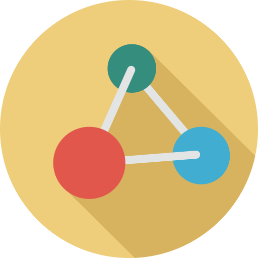 moleculen Generic Circular icoon
