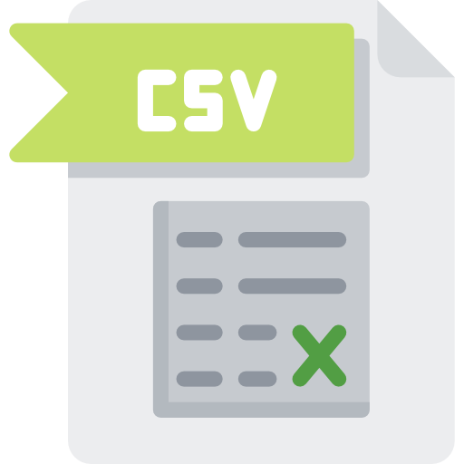 csv Special Flat icoon