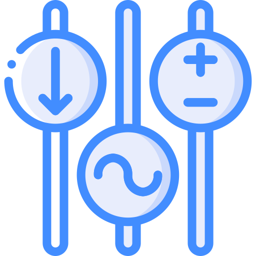 deslizadores Basic Miscellany Blue icono