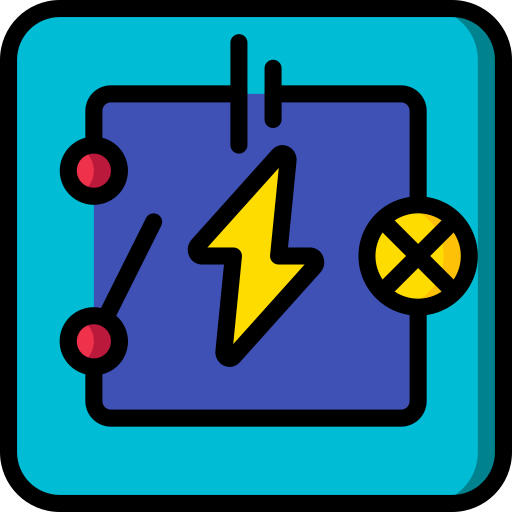 circuit Basic Miscellany Lineal Color icoon