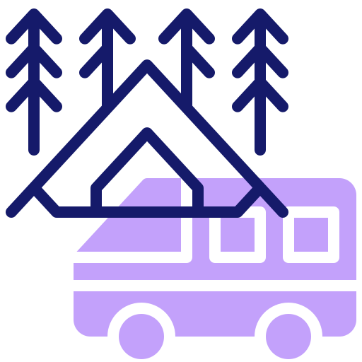 camping Inipagistudio Lineal Color icon