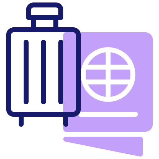 Suitcase Inipagistudio Lineal Color icon