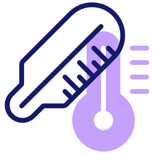 thermometer Inipagistudio Lineal Color icon