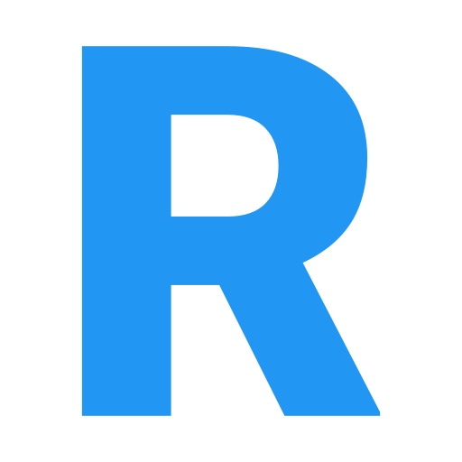 Буква r Generic Blue иконка