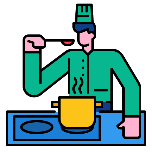 Cocinando Generic Outline Color icono