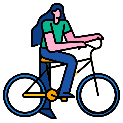 Cycling Generic Outline Color icon