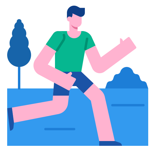 ジョギング Generic Flat icon