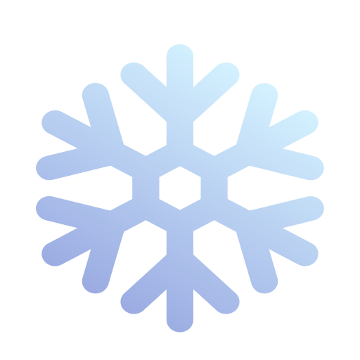 nieve Generic Flat Gradient icono