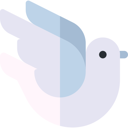 голубь Basic Rounded Flat иконка