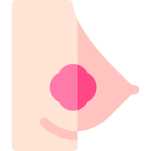 Рак молочной железы Basic Rounded Flat иконка