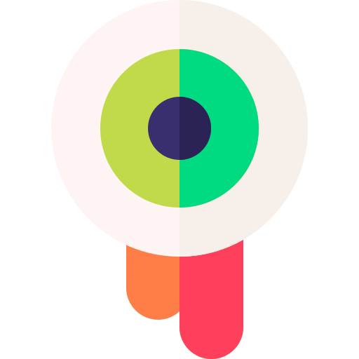 Eyeball Basic Rounded Flat icon