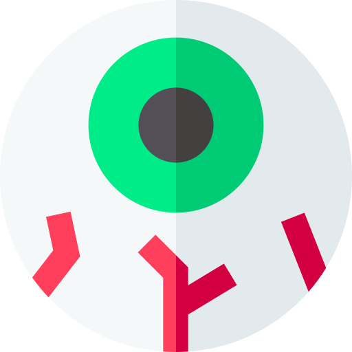 globo ocular Basic Straight Flat icono