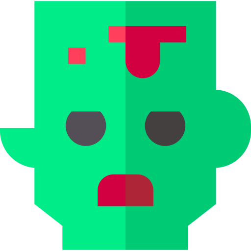 zombi Basic Straight Flat icono