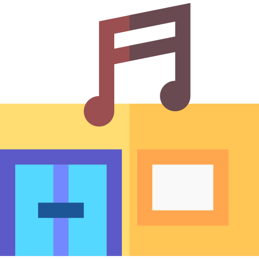 tienda de música Basic Straight Flat icono