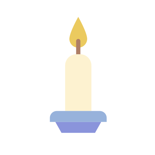 Candle Good Ware Flat icon